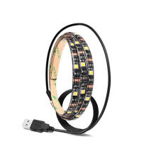 DC 5V black PCB SMD5050 RGB flex LED Strip